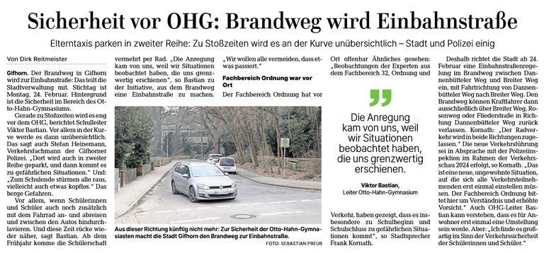 AZ 2025 02 18 Einbahnstrasse